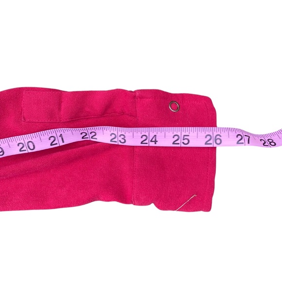 90s Red Suede-Like Button-Up Shirt | Vintage Western Snap | Fall Boho Layering - Picture 7 of 9